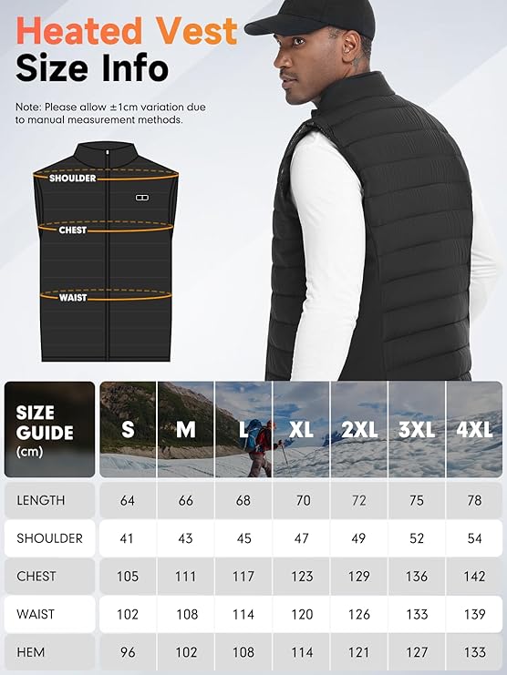 Sleeveless Thermal Heated Vest
